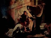 Giovanni Battista Tiepolo Die Verstobung der Hagar Spain oil painting artist